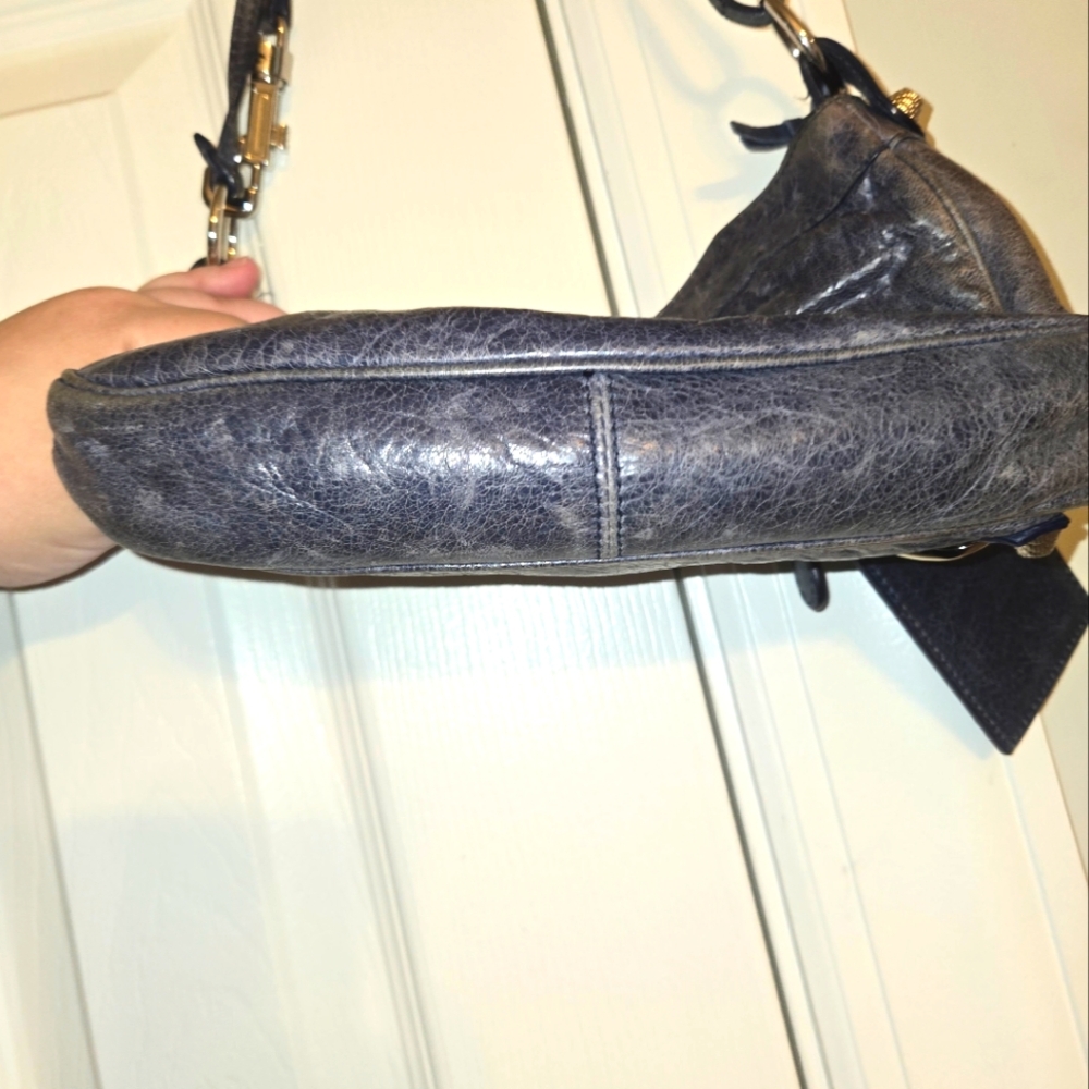 Balenciaga Motocross bodyStrap Blue/lite Blue Distressed. - Picture 5 of 16